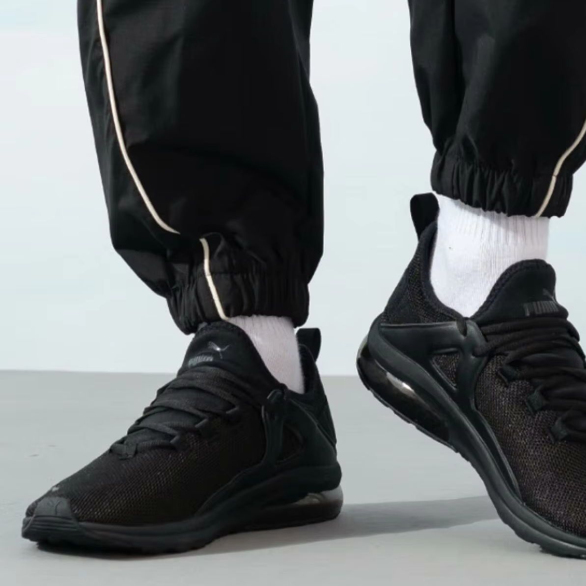 푸마 남성 캐주얼 신발 385669-02 블랙 니트 메 - Knit Fabric Lace Up Sneakers 리뷰 및 가격