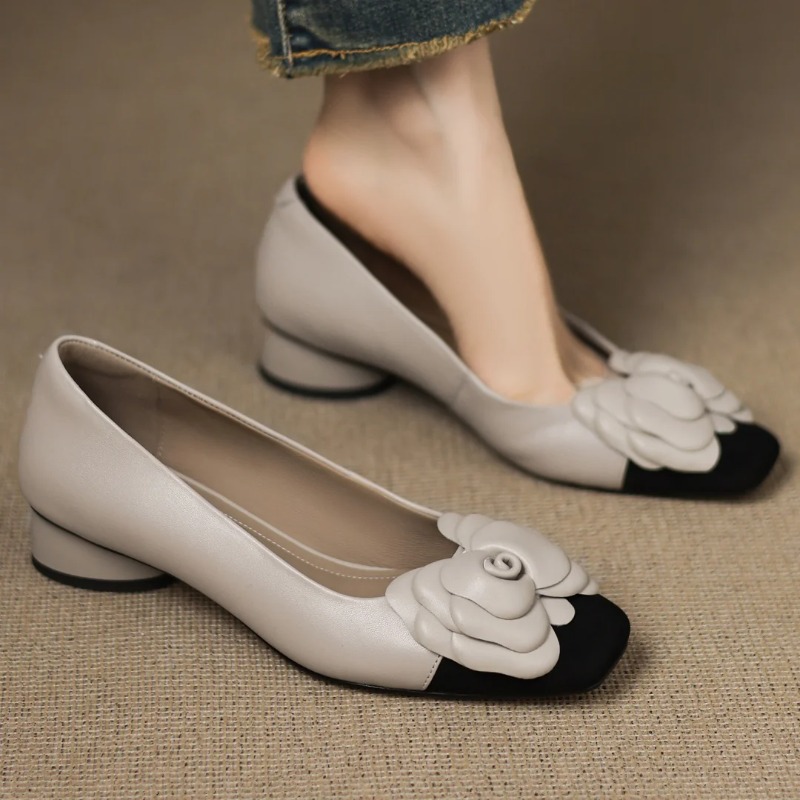플러스 사이즈 34-41 여성용 양가죽 믹스 컬러 패치 - Women'S Shoes 리뷰 및 가격