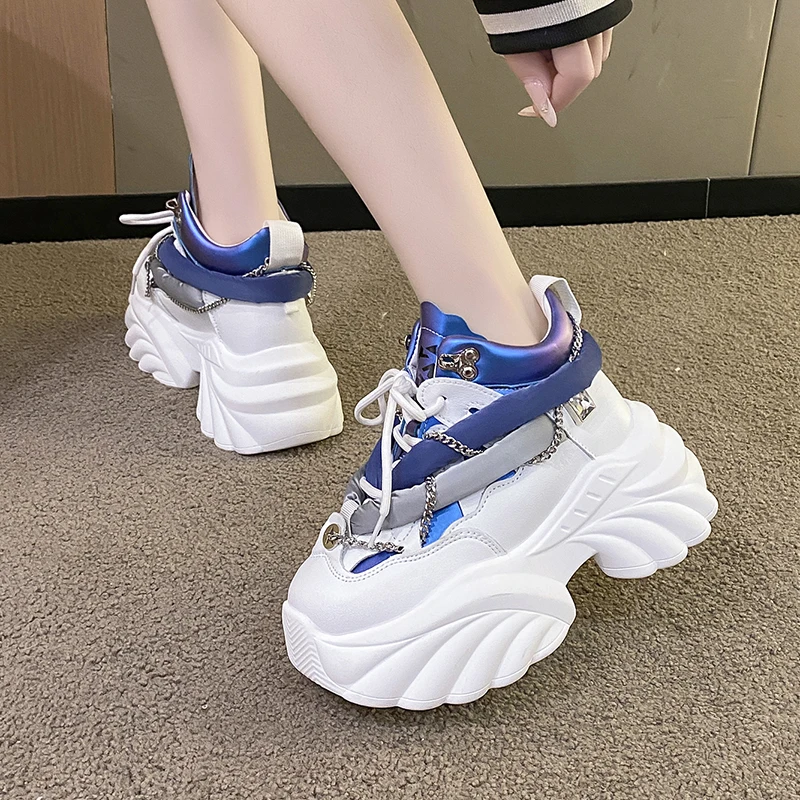러블리 카와이 여성 스니커즈, 웨지 캐주얼 신발, 여성 - Breathable Mesh Athletic Shoes 리뷰 및 가격